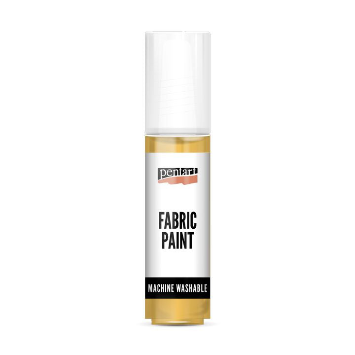 Pentart Μεταλλική υφασμάτινη μπογιά 20ml – Χρυσαφένιο