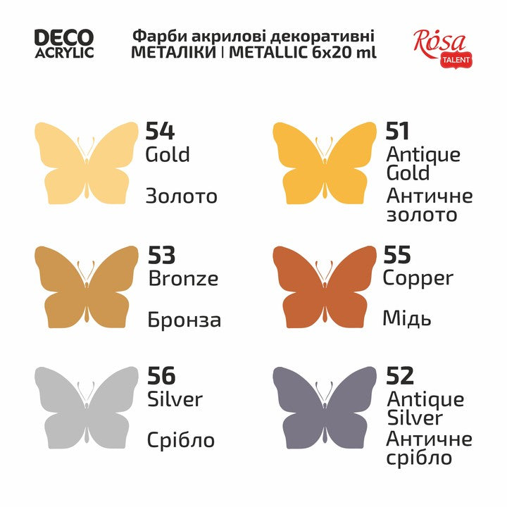 Ακρυλικό χρώμα μεταλλικό, έντονη λάμψη για κάθε επιφάνεια