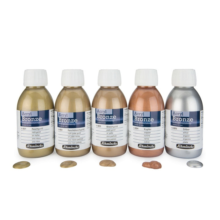 Μεταλλικό μπρονζέ Acryl-Bronze Schmincke 150 ml  | διάφορα χρώματα