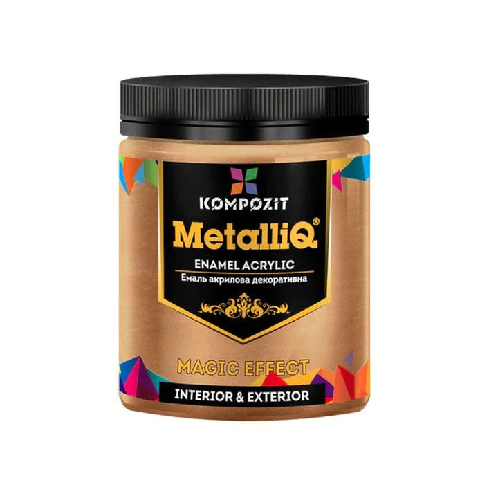 MetalliQ Σύνθετο μεταλλικό ακρυλικό χρώμα 500g | Διάφορες αποχρώσεις