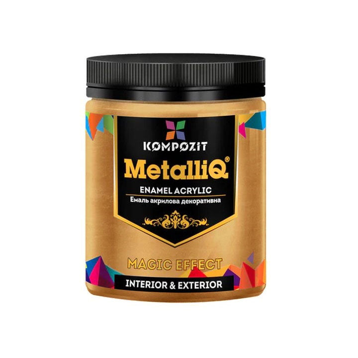 MetalliQ Σύνθετο μεταλλικό ακρυλικό χρώμα 500g | Διάφορες αποχρώσεις