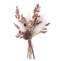 Μίνι αποξηραμένο μπουκέτο "Miss Mauve" / 20 cm