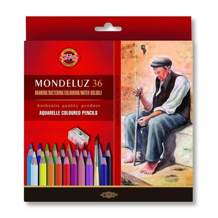 Μολύβια ακουαρέλας KOH-I-NOOR Mondeluz / 36 τμχ