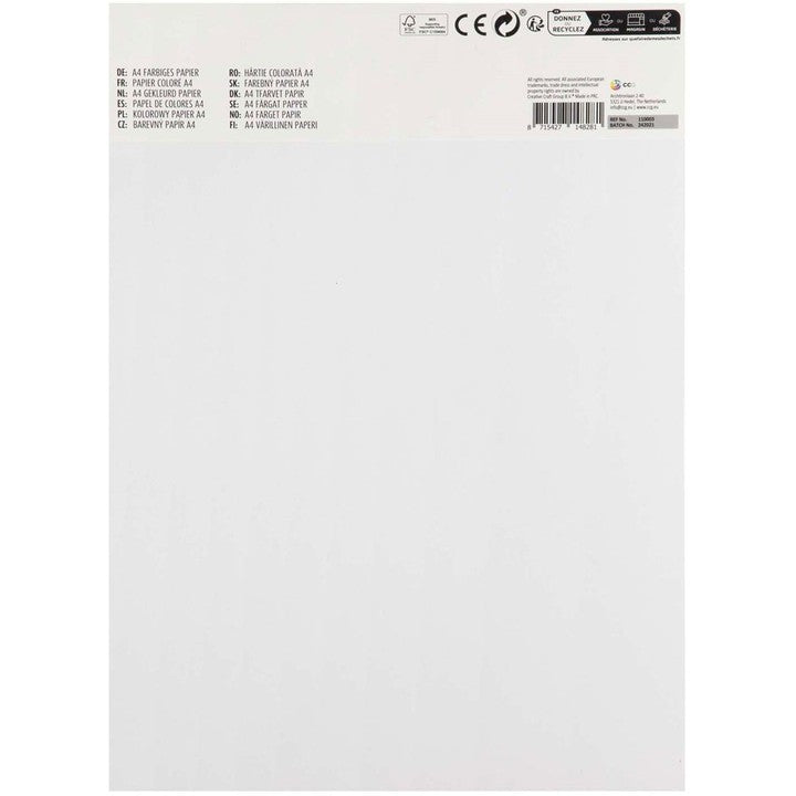 MOXY Χρωματιστό χαρτί A4 - 50 φύλλα 110 GSM
