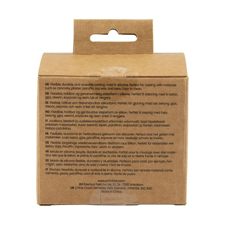 Μούχλα σιλικόνης - τετράγωνο με φυσαλίδες