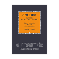 Μπλοκ ακουαρέλας ARCHES Aquarelle Rough φυσικό λευκό 300 g/m² – 12 φύλλα