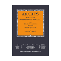 Μπλοκ ακουαρέλας ARCHES Aquarelle Rough φυσικό λευκό 300 g/m² – 12 φύλλα