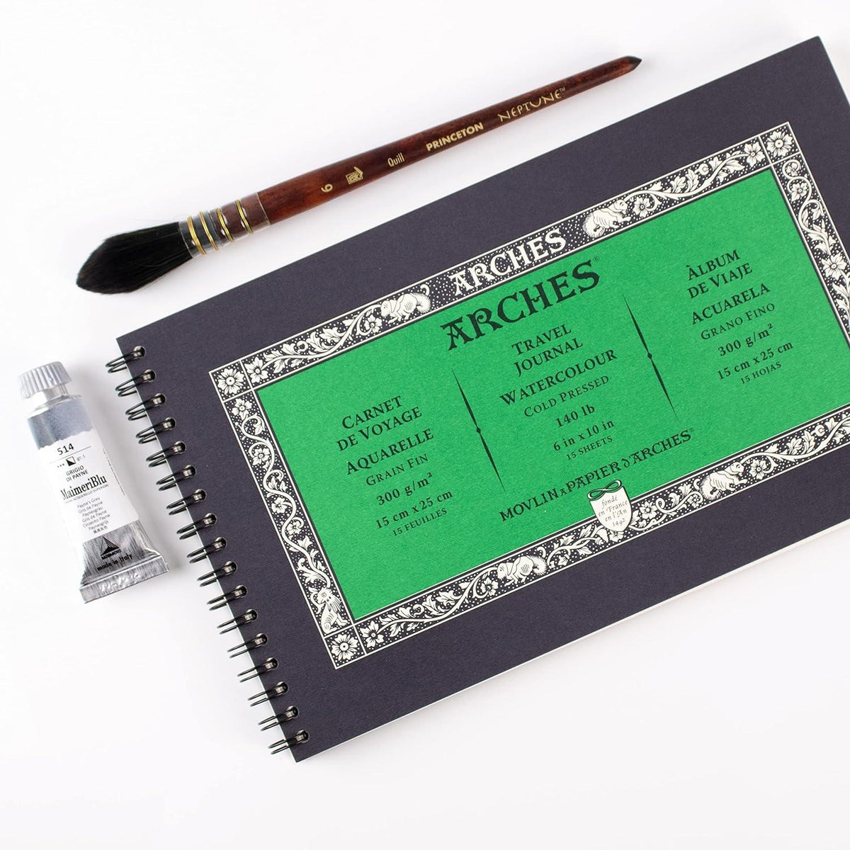Μπλοκ ακουαρέλας ARCHES Cold Pressed 300 g/m² 15 x 25 cm - 15 φύλλα