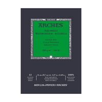 Μπλοκ ακουαρέλας ARCHES Cold Pressed φυσικό λευκό 300 g/m² - 12 φύλλα (μεγέθη A5 – A3)
