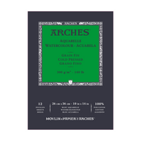 Μπλοκ ακουαρέλας ARCHES Cold Pressed φυσικό λευκό 300 g/m² - 12 φύλλα (μεγέθη A5 – A3)