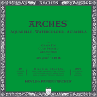 Μπλοκ ακουαρέλας ARCHES CP Φυσικό Λευκό 300 g/m² – 20 φύλλα