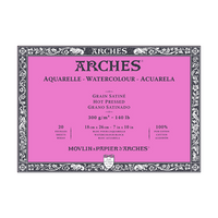 Μπλοκ ακουαρέλας ARCHES HP φυσικό λευκό 300 g/m² – 20 φύλλα