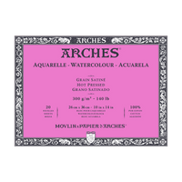 Μπλοκ ακουαρέλας ARCHES HP φυσικό λευκό 300 g/m² – 20 φύλλα