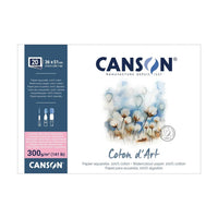 Μπλοκ ακουαρέλας CANSON Coton d'Art HP 300 g/m² 36 x 51 cm - 20 φύλλα