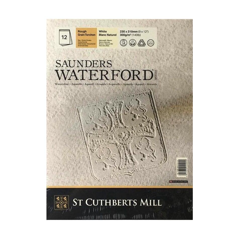 Μπλοκ ακουαρέλας CANSON Saunders Waterford CP λευκό 300 g/m² 23 x 31 cm