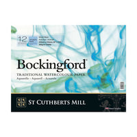 Μπλοκ ακουαρέλας CANSON St Cuthberts Bockingford 300 g/m² 12 φύλλα σπιράλ 18 – 41 cm