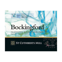 Μπλοκ ακουαρέλας CANSON St Cuthberts Bockingford CP λευκό 300 g/m² 12 φύλλα - διάφορα μεγέθη