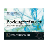 Μπλοκ ακουαρέλας CANSON St Cuthberts Bockingford CP λευκό 300 g/m² 31 – 41 cm - 12 φύλλα
