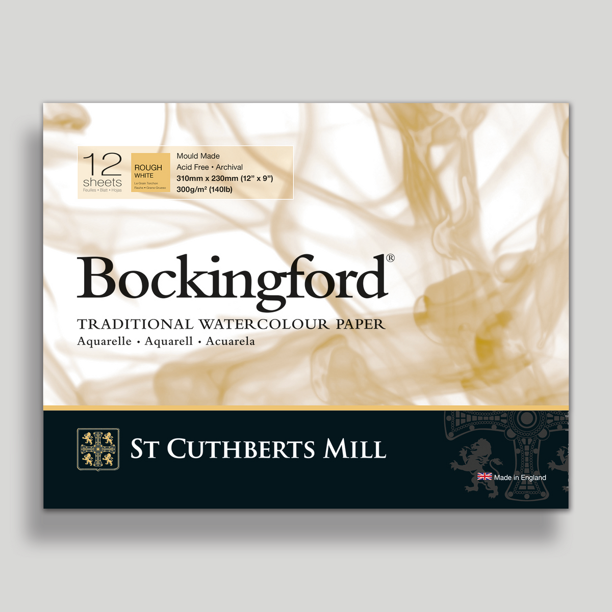 Μπλοκ ακουαρέλας CANSON St Cuthberts Bockingford Rough 300 g/m² 31 – 41 cm - 12 φύλλα