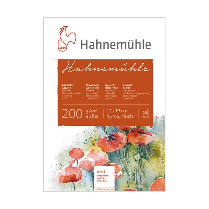 Μπλοκ ακουαρέλας WATERCOLOURBLOCK από HAHNEMÜHLE | διαφορετικές διαστάσεις