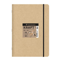 Μπλοκ χαρτί kraft CLAIREFONTAINE 115 g/m² – A5 – A4, 20 φύλλα