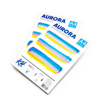 Μπλοκ για χρώματα ακουαρέλας AURORA cold press A5 - 12 φύλλα | διάφορες μορφές