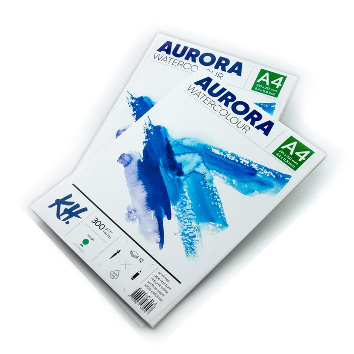 Μπλοκ για χρώματα ακουαρέλας AURORA rough - 12 φύλλα | διάφορες μορφές