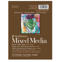 Μπλοκ για mixed media STRATHMORE 400 300 g/m² 15 x 20 cm - 15 φύλλα