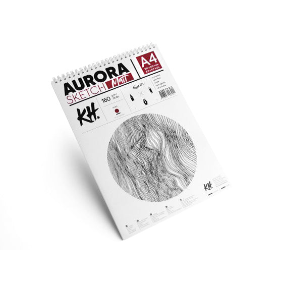 Μπλοκ για σκίτσα AURORA matt [160g] - 20 φύλλα | διάφορες μορφές