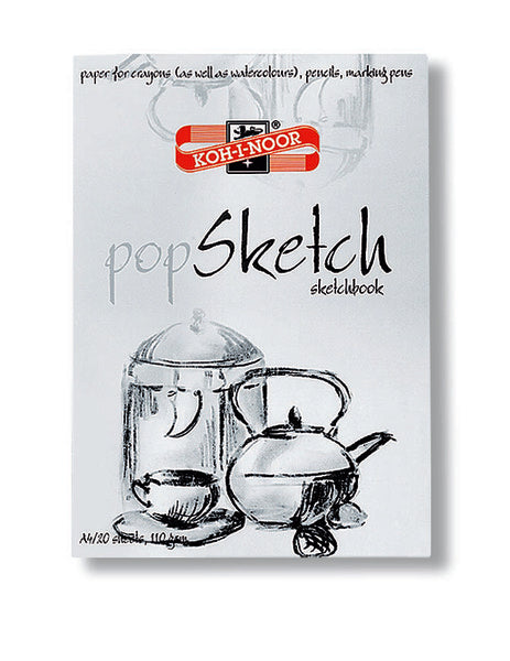 Μπλοκ σκιτσογραφίας Koh-I-Noor POP SKETCH με λευκά φύλλα