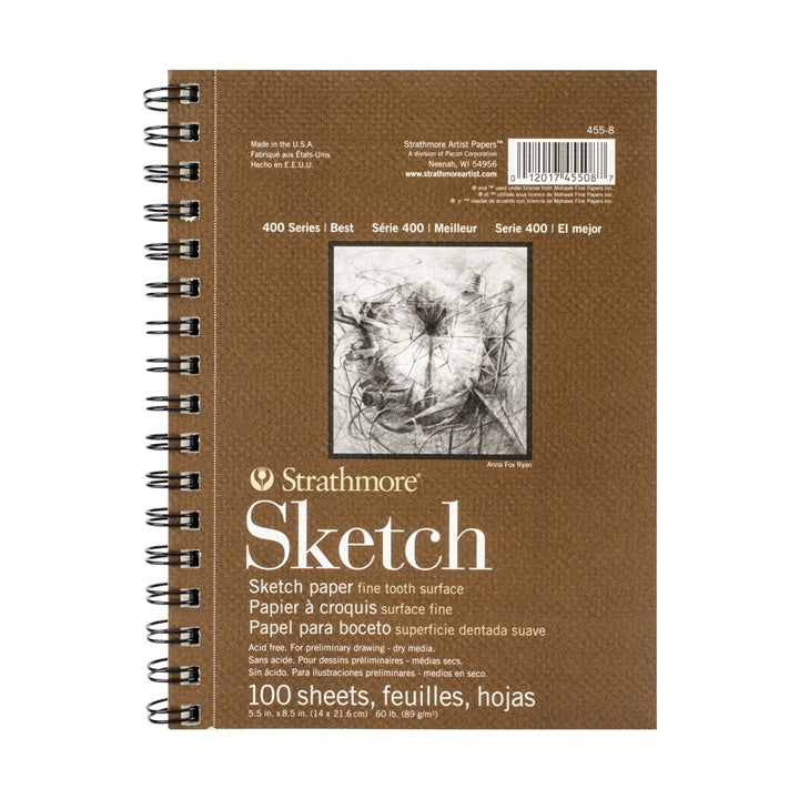 Μπλοκ για σκίτσα Strathmoer Sketch 100 φύλλα -14.8 x 21 εκ