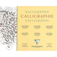 Μπλοκ καλλιγραφίας CLAIREFONTAINE Ivory 130 g 25 φύλλα – 24 x 30 cm