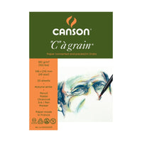 Μπλοκ σχεδίου Canson C a grain 180 g/m² 30 φύλλα A5 με λεπτόκοκκη υφή κολλητό
