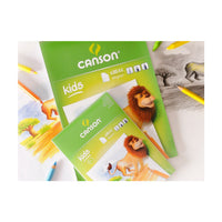 Μπλοκ σχεδίου CANSON Kids 90 g/m² – 30 φύλλα, A5 – A4