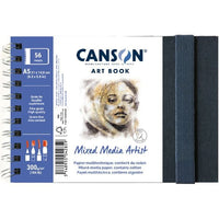 Μπλοκ σχεδίου CANSON Mix Media Art Book 300 g 56 φύλλα 14 x 21 cm με σκληρό εξώφυλλο