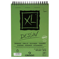 Μπλοκ σχεδίου Canson XL Dessin A5 160 g 30 φύλλα με σπιράλ