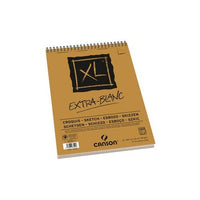 Μπλοκ σχεδίου CANSON XL Extra Blanc 90 g/m² A5 - 60 φύλλα, με σπιράλ