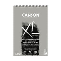 Μπλοκ σχεδίου CANSON XL Touch γκρι 160 g/m² A4 – A3 - 40 φύλλα