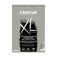 Μπλοκ σχεδίου CANSON XL Touch γκρι 160 g/m² A4 – A3 - 40 φύλλα