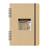 Μπλοκ σχεδίου Kraft CLAIREFONTAINE 115 g/m² A5 – A4 - 80 φύλλα