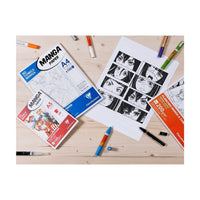 Μπλοκ σχεδίου Manga Layout CLAIREFONTAINE 100 g/m² A5 – A3 - 50 φύλλα