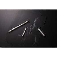 Μπλοκ σχεδίου με μαύρο χαρτί CLAIREFONTAINE Carb'On 120 g/m² – 20 φύλλα