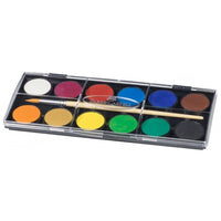Νερομπογιές FABER-CASTELL 12 χρώματα - 30 mm