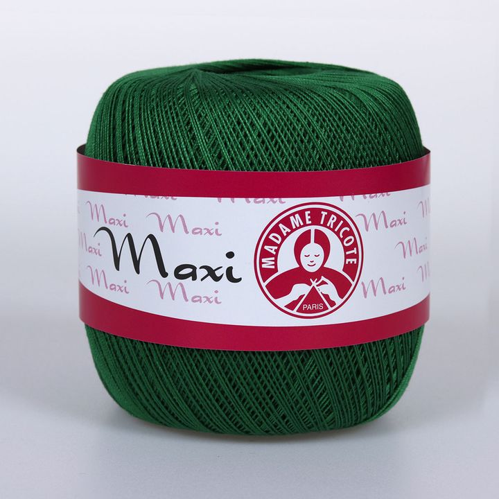 Νήμα για δαντέλα Madame Tricote Paris Maxi 100 g | διάφορα χρώματα - 5542 σμαραγδί