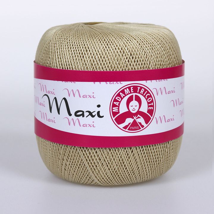 Νήμα για δαντέλα Madame Tricote Paris Maxi 100 g | διάφορα χρώματα - 6300 μπεζ