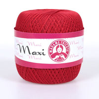 Νήμα για δαντέλα Madame Tricote Paris Maxi 100 g | διάφορα χρώματα - 6328 κόκκινο