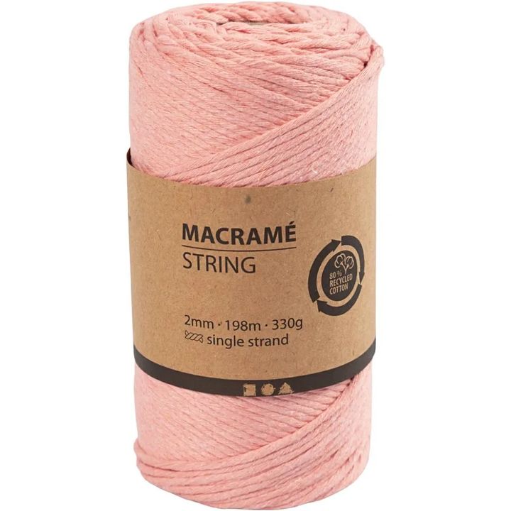 Νήμα macrame 2 mm x 198 m | επιλέξτε χρώμα