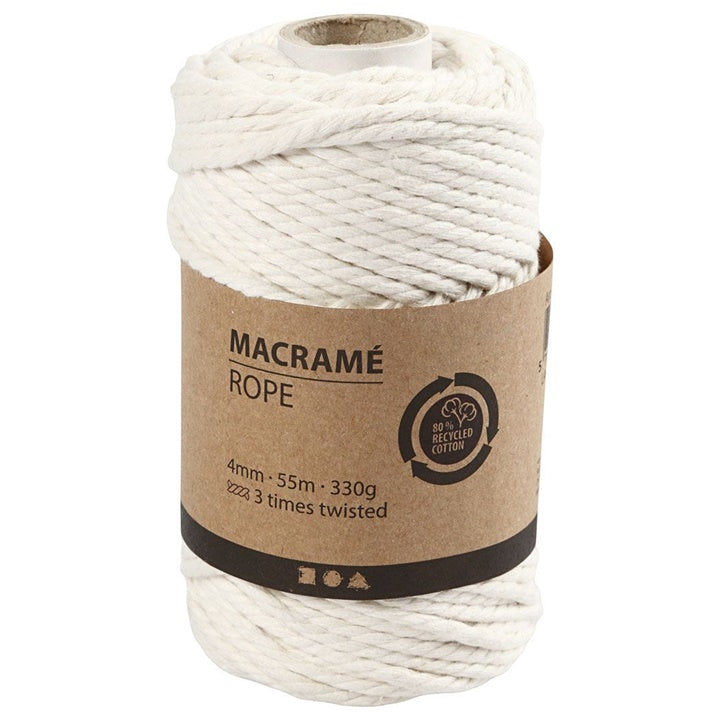 Νήμα macrame 4 mm x 55 m | επιλέξτε χρώμα