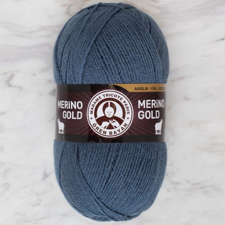 Νήματα πλεξίματος Madame Tricote Paris Merino Gold 100 g | διάφορα χρώματα - μπλε πετρόλ
