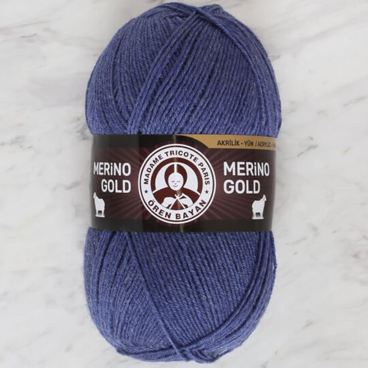 Νήματα πλεξίματος Madame Tricote Paris Merino Gold 100 g | διάφορα χρώματα - σκούρο μπλε